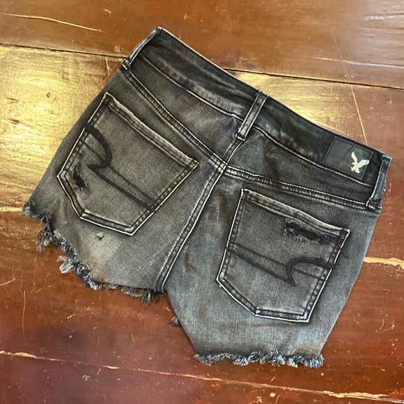 American Eagle Outfitters Pants - AEO Sz 4 Black Denim Shorts - $4 with bundle purchase